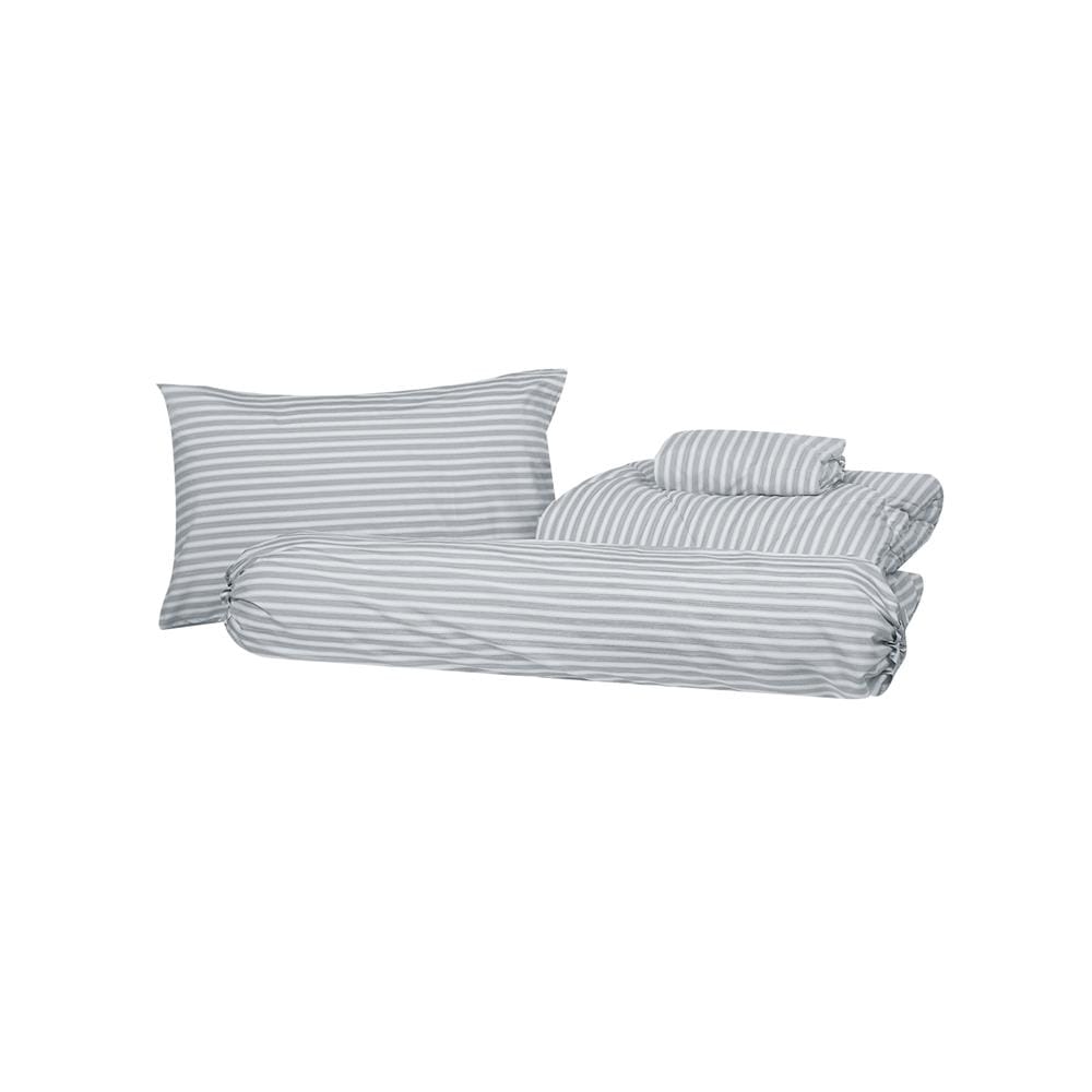 ชุดผ้าปูที่นอน 3.5 ฟุต (ชุด 4 ชิ้น) HOME LIVING STYLE LINEA สี GREY