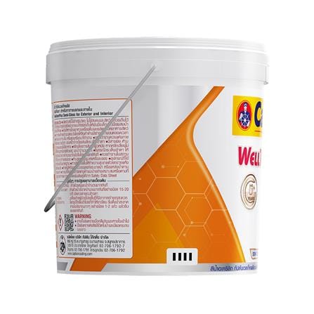 สีน้ำทาภายนอก ชนิดกึ่งเงา CAPTAIN WELLTECH PLUS BASE B 2.5 แกลลอน_3