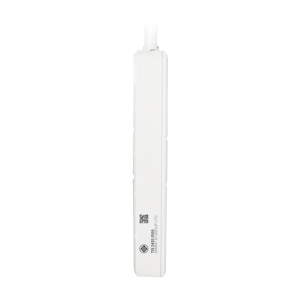 รางปลั๊กไฟ 4 ช่อง 4 สวิตช์ ANITECH H2145-WH 5 ม. สีขาว