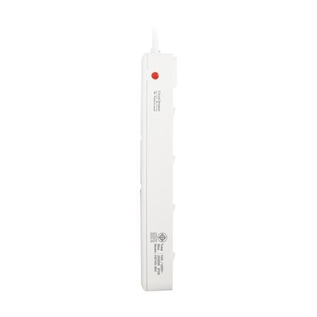รางปลั๊กไฟ 4 ช่อง 4 สวิตช์ ANITECH H2145-WH 5 ม. สีขาว_1