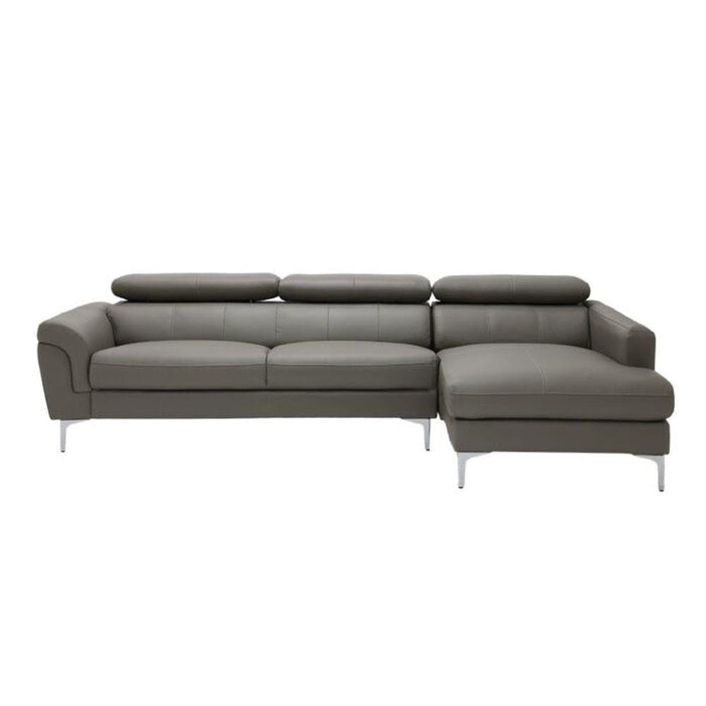 โซฟาเข้ามุมขวา SB FURNITURE GEEZER 19236743 สีเทาอ่อน