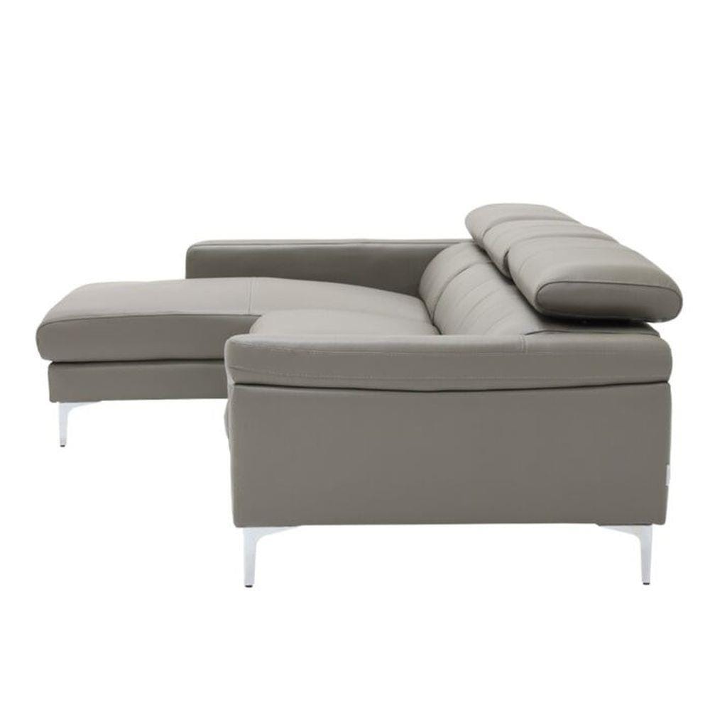 โซฟาเข้ามุมซ้าย SB FURNITURE GEEZER 19236742 สีเทาอ่อน