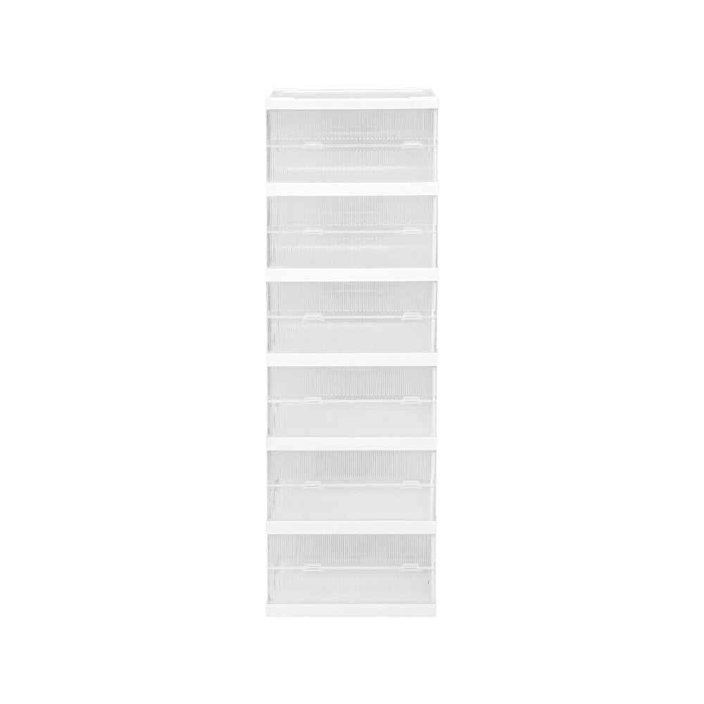 กล่องรองเท้า 6 ช่อง STACKO KLEAR 34.5X25.5X105.8 ซม. สีใส