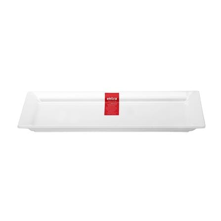 ถาดเหลี่ยมเมลามีน 14 นิ้ว SUPERWARE CATERING สีขาว_0