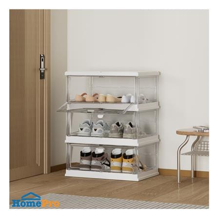 กล่องรองเท้า 3 ช่อง STACKO KLEAR 52.7X34.8X67.51 ซม. สีใส_7
