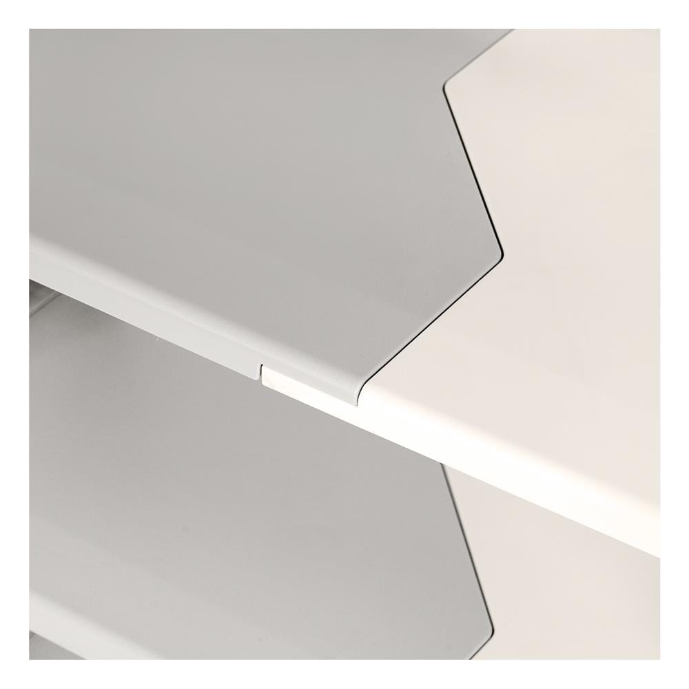ชั้นวางรองเท้า 5 ชั้น STACKO BONNIE 53X26X75 ซม. สีขาว/เทา