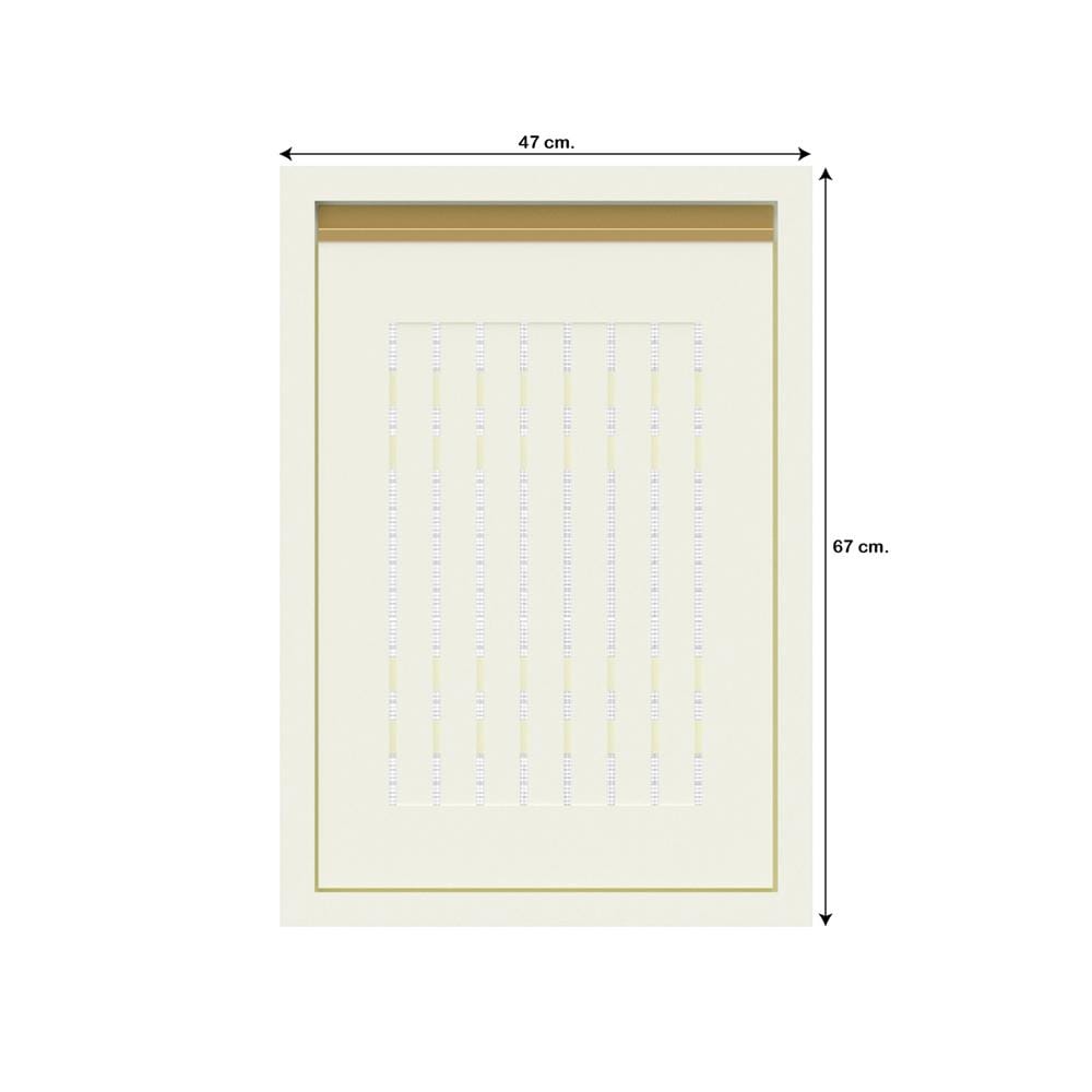 บานซิงค์เดี่ยวระแนง JUPITER JUVENTAS 47x67 ซม. สีขาว