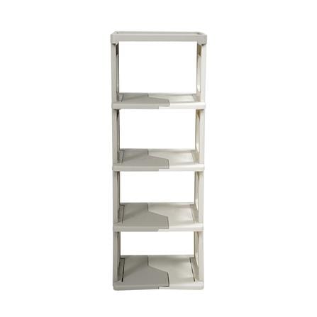 ชั้นวางรองเท้า 5 ชั้น STACKO BONNIE 26.5X26X75 ซม. สีขาว/เทา_1