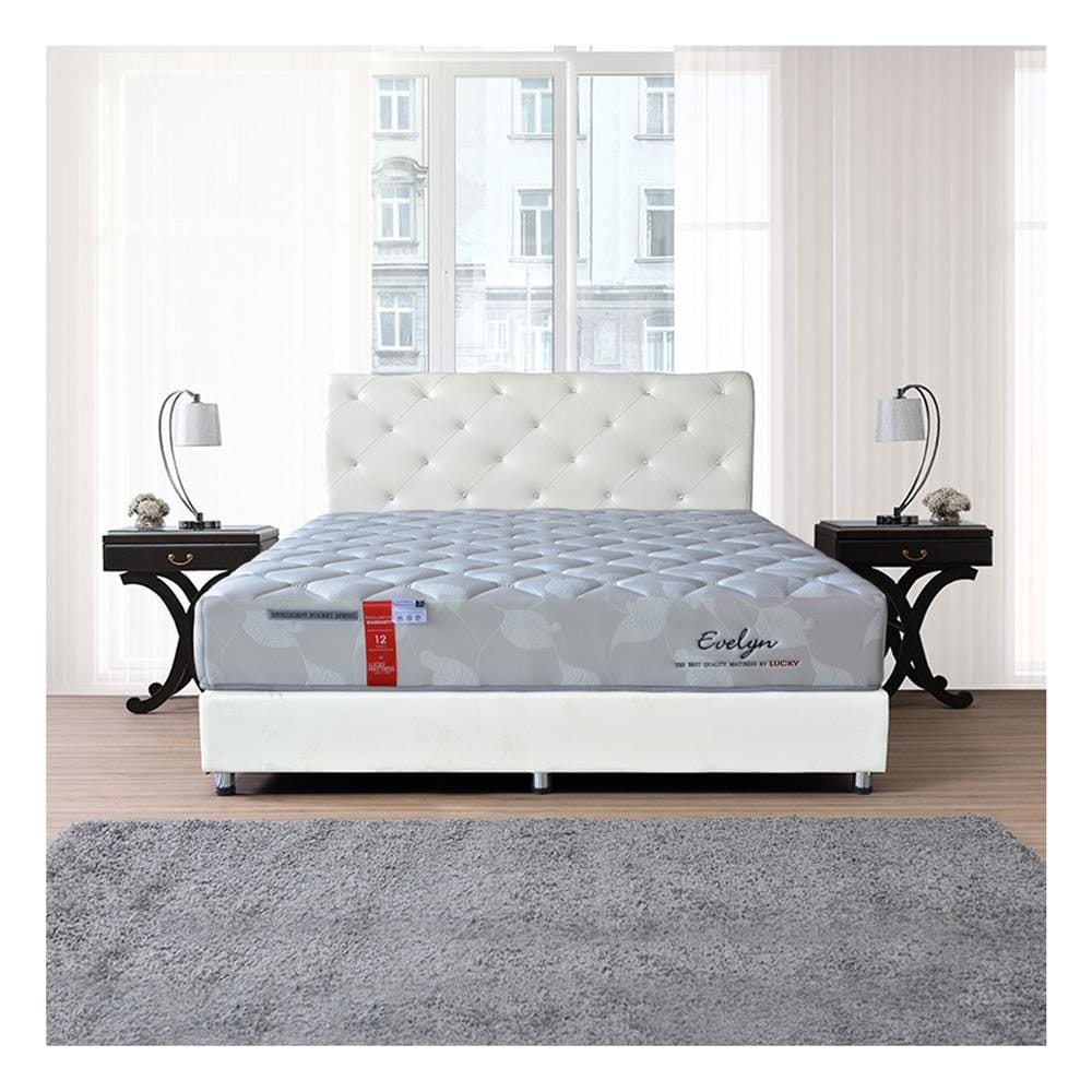 ที่นอนพ็อกเก็ตสปริง 6 ฟุต LUCKY MATTRESS รุ่น EVELYN