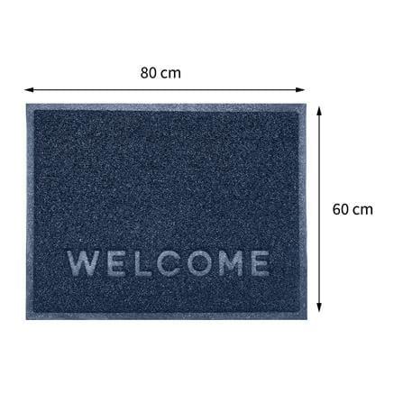 พรมเช็ดเท้าดักฝุ่น HOME LIVING STYLE W.NEO 60X80 ซม. สีน้ำเงิน_7