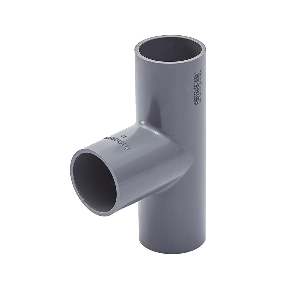 สามทาง PVC SCG 2 1/2 นิ้ว สีเทา