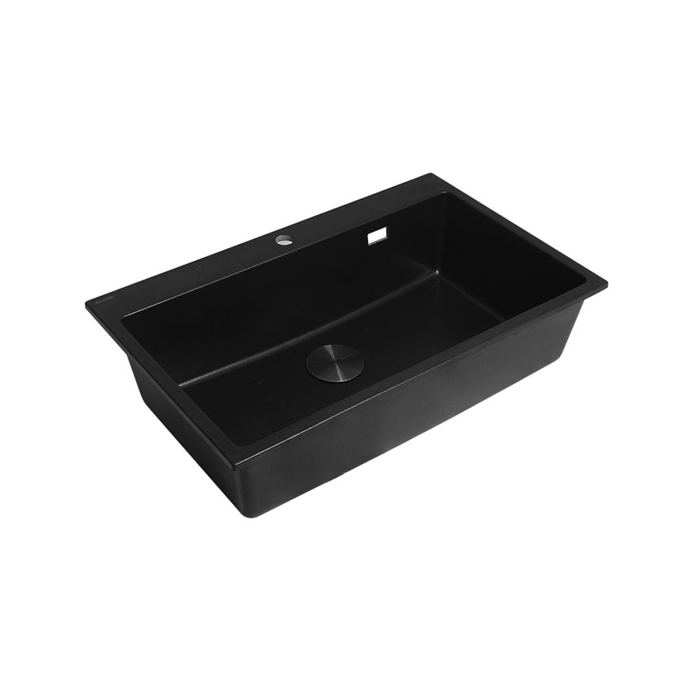 ซิงค์ฝัง 1 หลุม DYNA HOME DH-8050-GNBK1B สีดำ