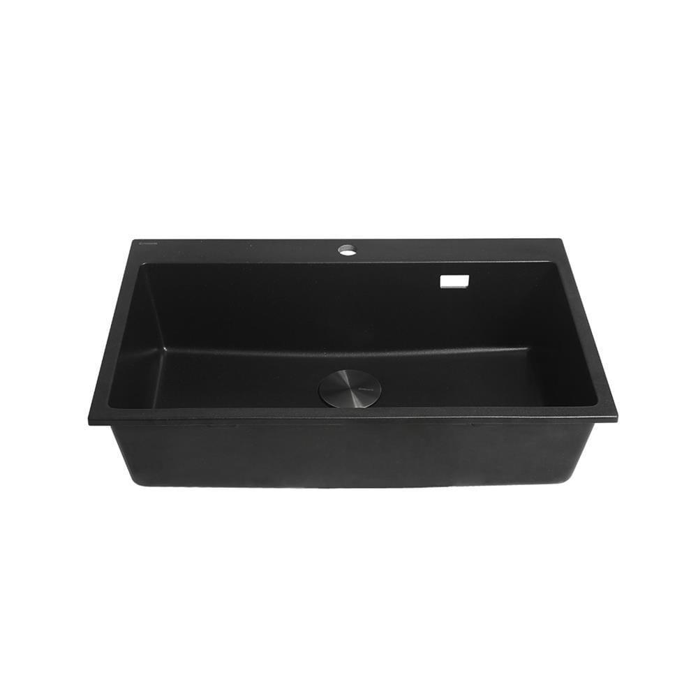 ซิงค์ฝัง 1 หลุม DYNA HOME DH-8050-GNBK1B สีดำ