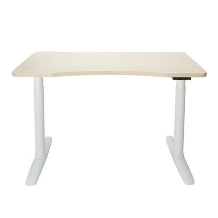 โต๊ะปรับระดับไฟฟ้า ERGOTREND ELEVIO 140 ซม. สีไวท์วอลนัท/ขาว_1