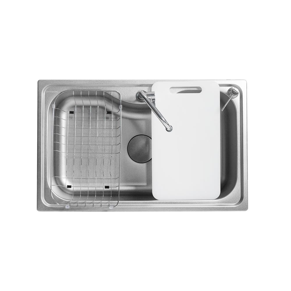ซิงค์ฝัง 1 หลุม DYNA HOME DH-8050-STMS1B สเตนเลส