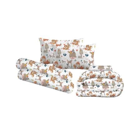 ชุดผ้าปูที่นอน 3.5 ฟุต (ชุด 6 ชิ้น) LEILALYNN DEER LOVE สี WHITE_1