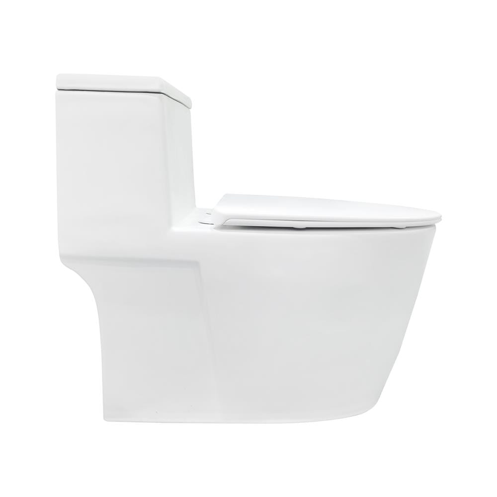 สุขภัณฑ์ 1 ชิ้น MOYA 348W MATT 3/4.5 ลิตร สีขาว