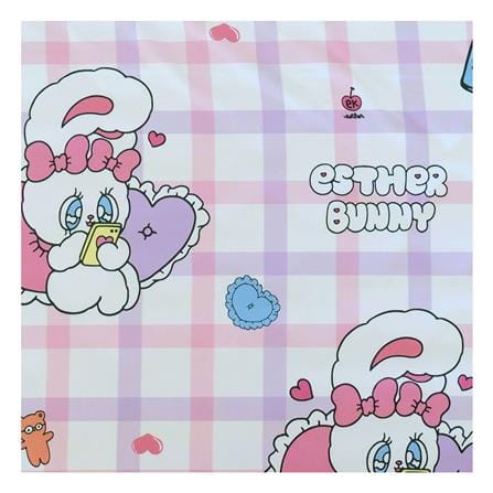 ชุดผ้าปูที่นอน 6 ฟุต (ชุด 6 ชิ้น) LEILALYNN ESTHER BUNNY สี PINK_4