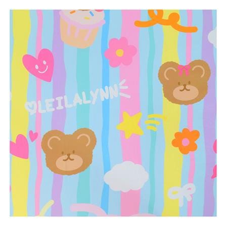 ชุดผ้าปูที่นอน 5 ฟุต (ชุด 6 ชิ้น) LEILALYNN FLUFFY BEARY สี BLUE_3