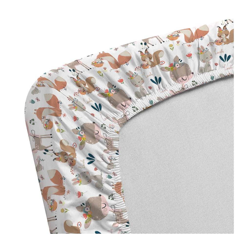 ชุดผ้าปูที่นอน 5 ฟุต (ชุด 6 ชิ้น) LEILALYNN DEER LOVE WHITE