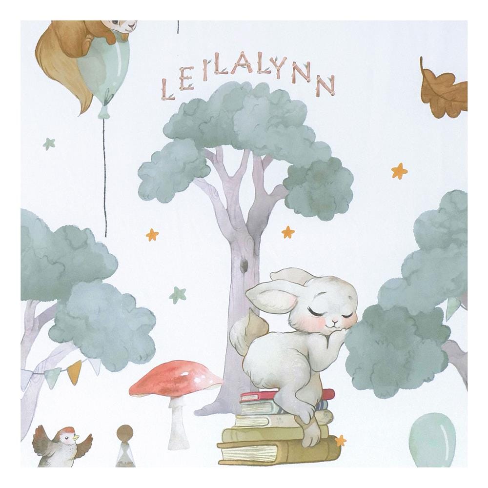 ชุดผ้าปูที่นอน 5 ฟุต (ชุด 6 ชิ้น) LEILALYNN SAFARI FESTIVAL สี WHITE