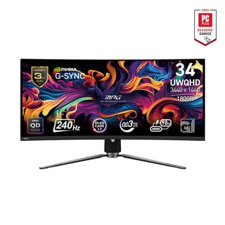 จอมอนิเตอร์ 34 นิ้ว MSI MPG 341CQPX QD-OLED_0