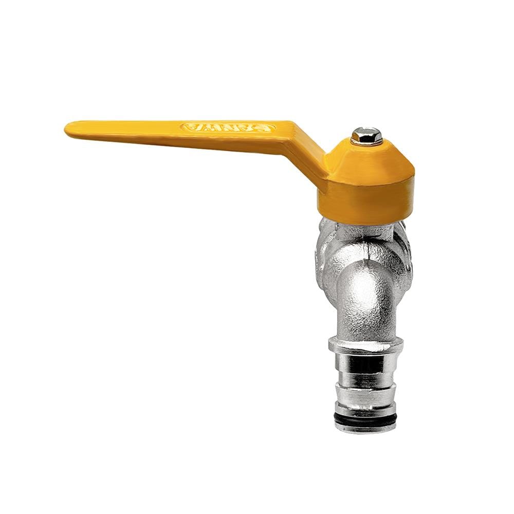 ก๊อกสนามแฟนซี SANWA 1/2 นิ้ว สีเหลือง