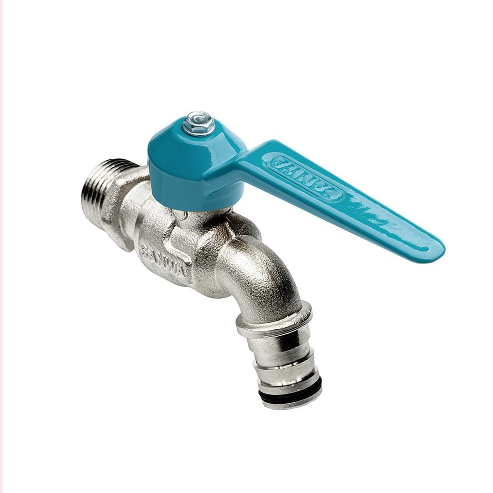 ก๊อกสนามแฟนซี SANWA 1/2 นิ้ว สีเขียว