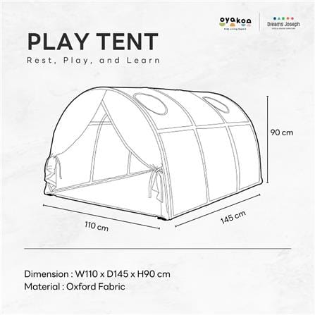 เต็นท์เด็ก OYAKOO TENT BED PART PINK 922018 สีชมพู_3