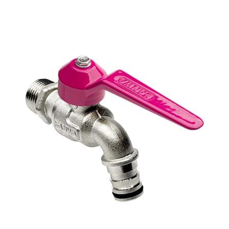 ก๊อกสนามแฟนซี SANWA 1/2 นิ้ว สีชมพู_4