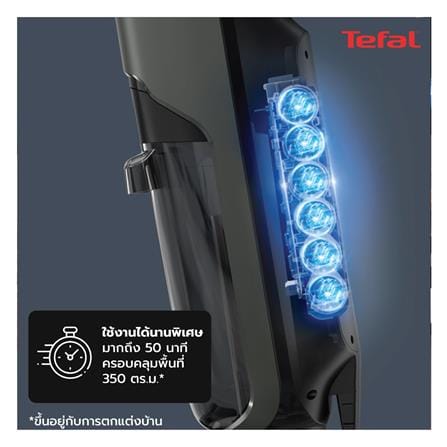 เครื่องดูดฝุ่นถูพื้นไร้สายอัจฉริยะ TEFAL X-CLEAN 4 GF5035F0 สีเทา_13