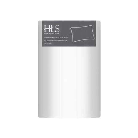 ปลอกหมอนหนุน HOME LIVING STYLE COTTON SATEEN EXTRA JOY II สี WHITE_3