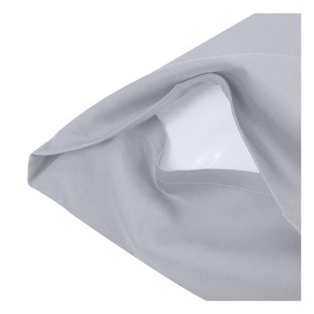 ปลอกหมอนหนุน HOME LIVING STYLE COTTON SATEEN II สี LIGHT GREY (แพ็ก 2 ชิ้น)_2