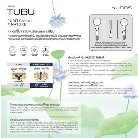 ชุดฝักบัวเฉพาะหัวพร้อมฟิลเตอร์ KUDOS TUBU สีแดง (ฟิลเตอร์ 2 ชิ้น)_3