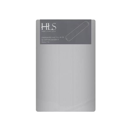 ปลอกหมอนข้าง HOME LIVING STYLE COTTON SATEEN II สี LIGHT GREY_3