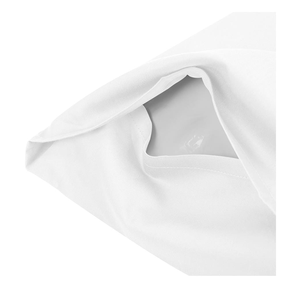 ปลอกหมอนหนุน HOME LIVING STYLE COTTON SATEEN SMALL II สี WHITE