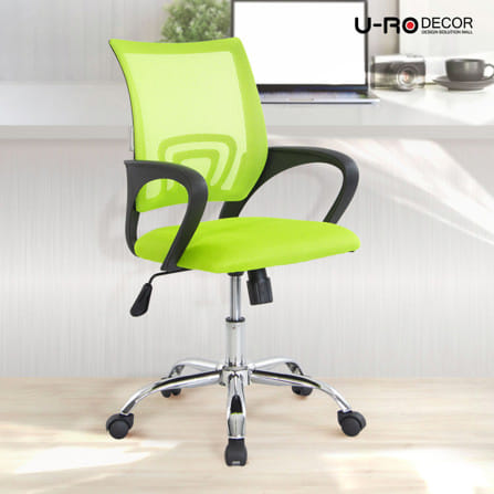 เก้าอี้สำนักงาน U-RO DECOR ICHI สีเขียว_8