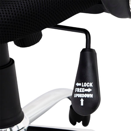 เก้าอี้สำนักงาน U-RO DECOR PLUTO สีดำ_7