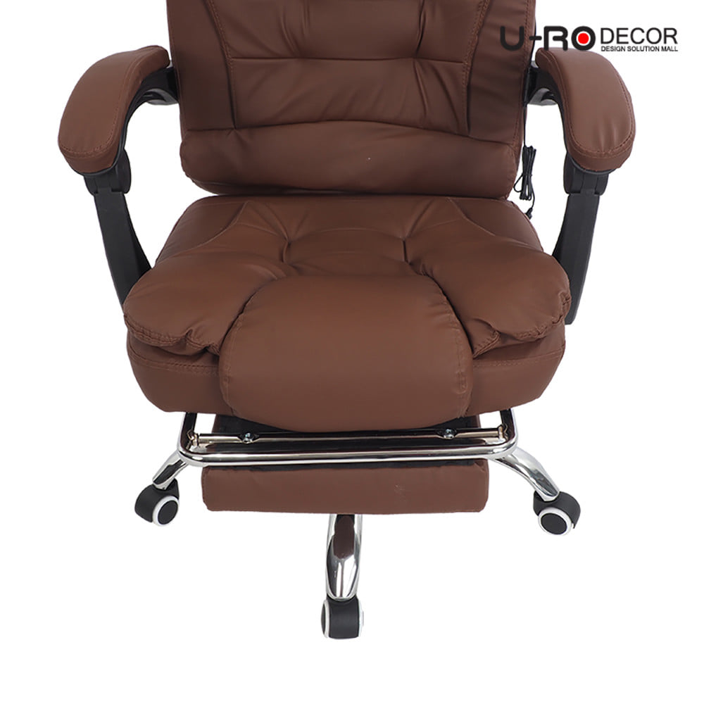 เก้าอี้สำนักงาน U-RO DECOR WING สีน้ำตาล