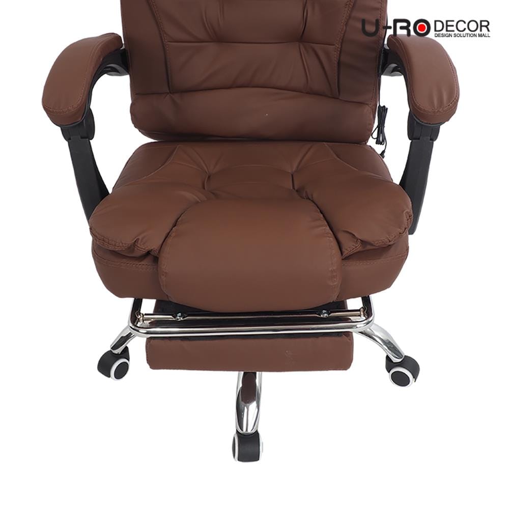 เก้าอี้สำนักงาน U-RODECOR WING สีน้ำตาล