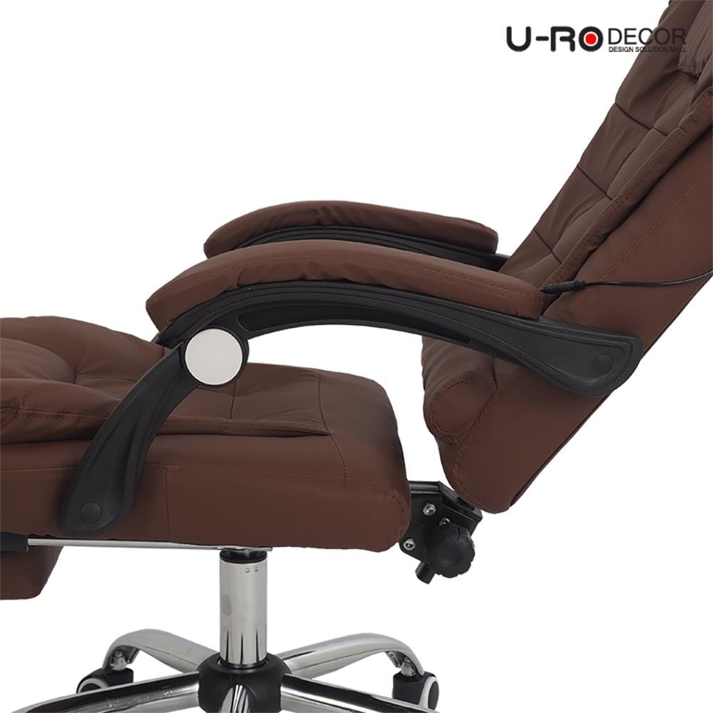 เก้าอี้สำนักงาน U-RODECOR WING สีน้ำตาล