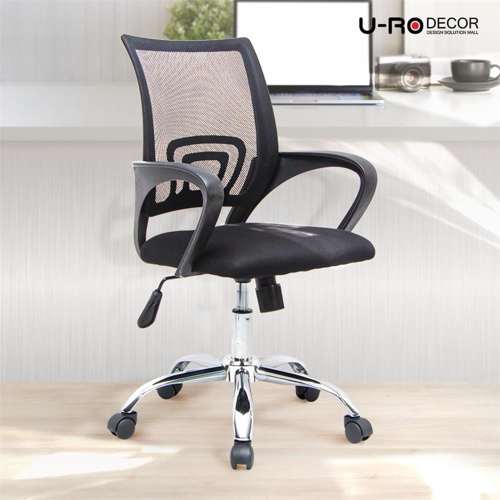 เก้าอี้สำนักงาน U-RODECOR ICHI สีดำ