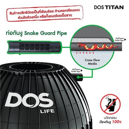 ถังบำบัดน้ำเสีย DOS TITAN BK 1300 ลิตร สีดำ_5