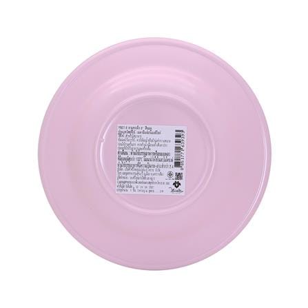 จานเมลามีนลึก 8 นิ้ว VANDA CLASSIC สีชมพู_3