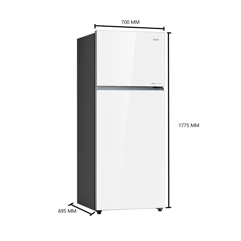 ตู้เย็น 2 ประตู HAIER HRF-460IMGU1 16 คิว กระจกขาว