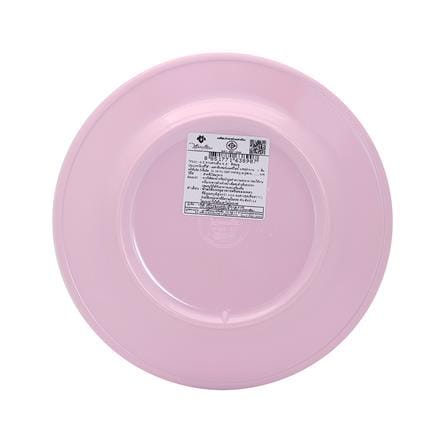จานเมลามีนตื้น 6.5 นิ้ว VANDA CLASSIC สีชมพู_3