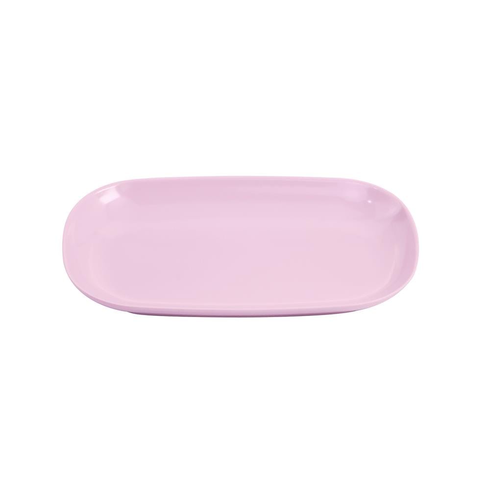 จานเปลเหลี่ยมเมลามีน 8.5 นิ้ว VANDA CLASSIC สีชมพู