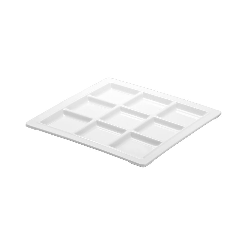 ถาดเหลี่ยมเมลามีน 12.75 นิ้ว SUPERWARE CATERING KANTO สีขาว