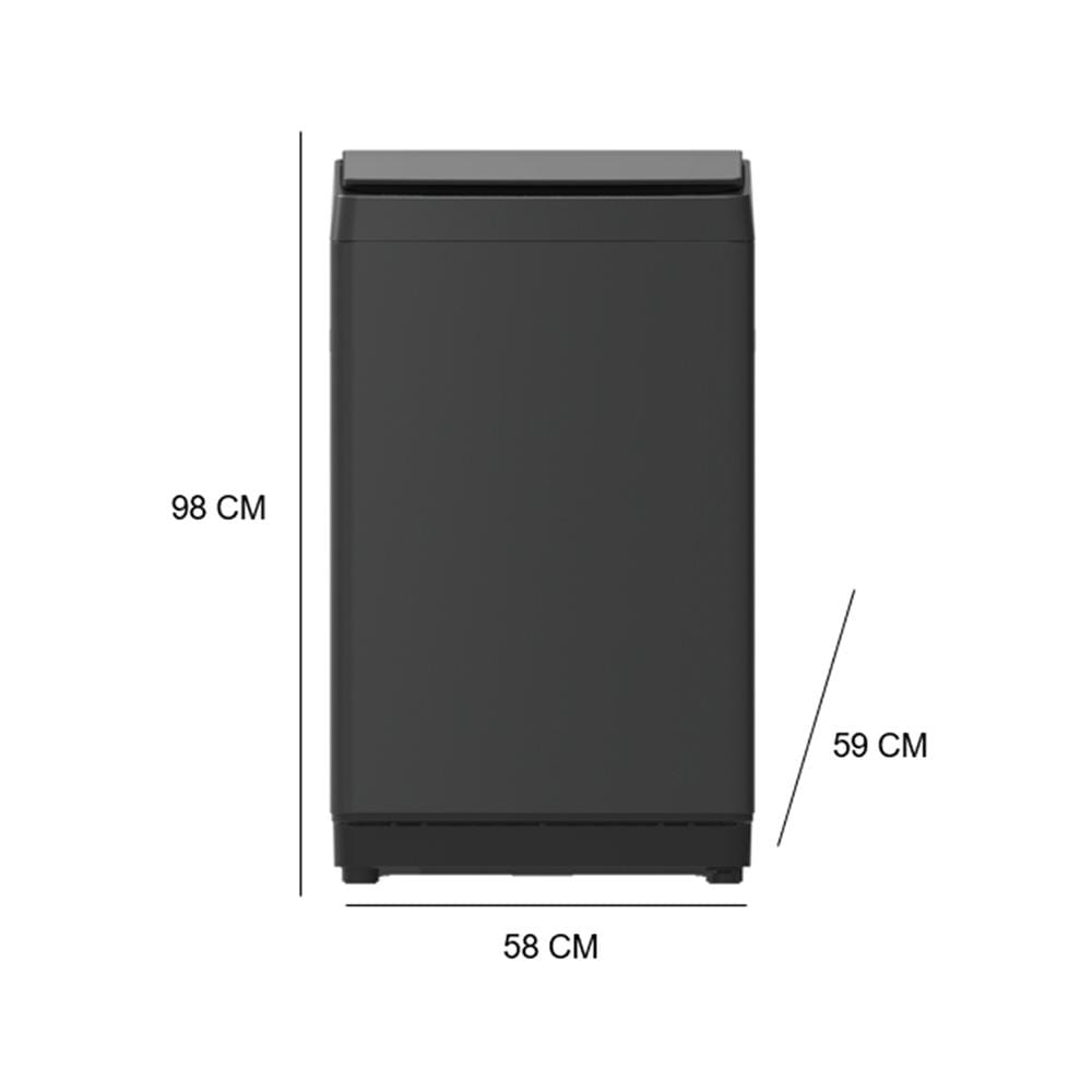 เครื่องซักผ้าฝาบน HISENSE WT150F50 15 กก. อินเวอร์เตอร์ สีดำ