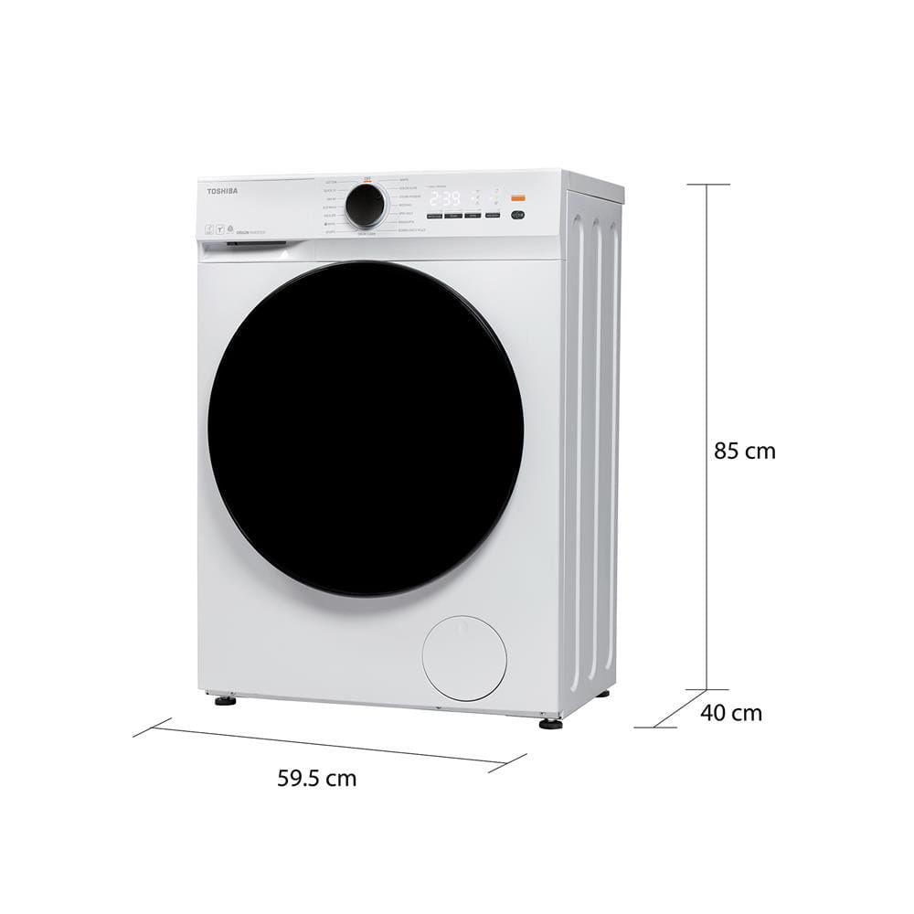เครื่องซักผ้าฝาหน้า TOSHIBA TW-T21BU80UWT(WW) 7 กก. สีขาว อินเวอร์เตอร์